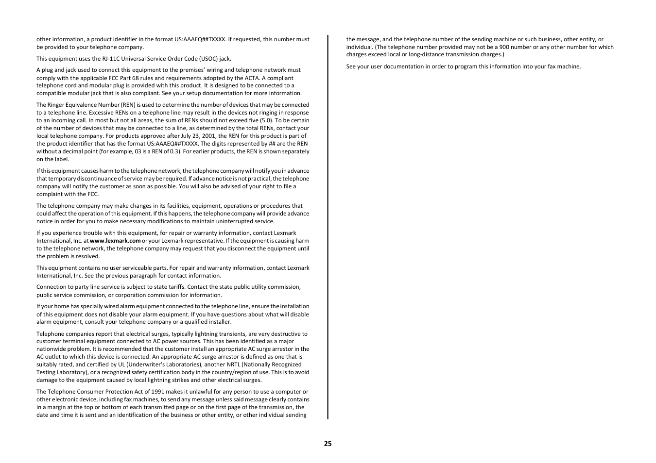 Lexmark Prospect Pro208 User Manual | Page 25 / 27