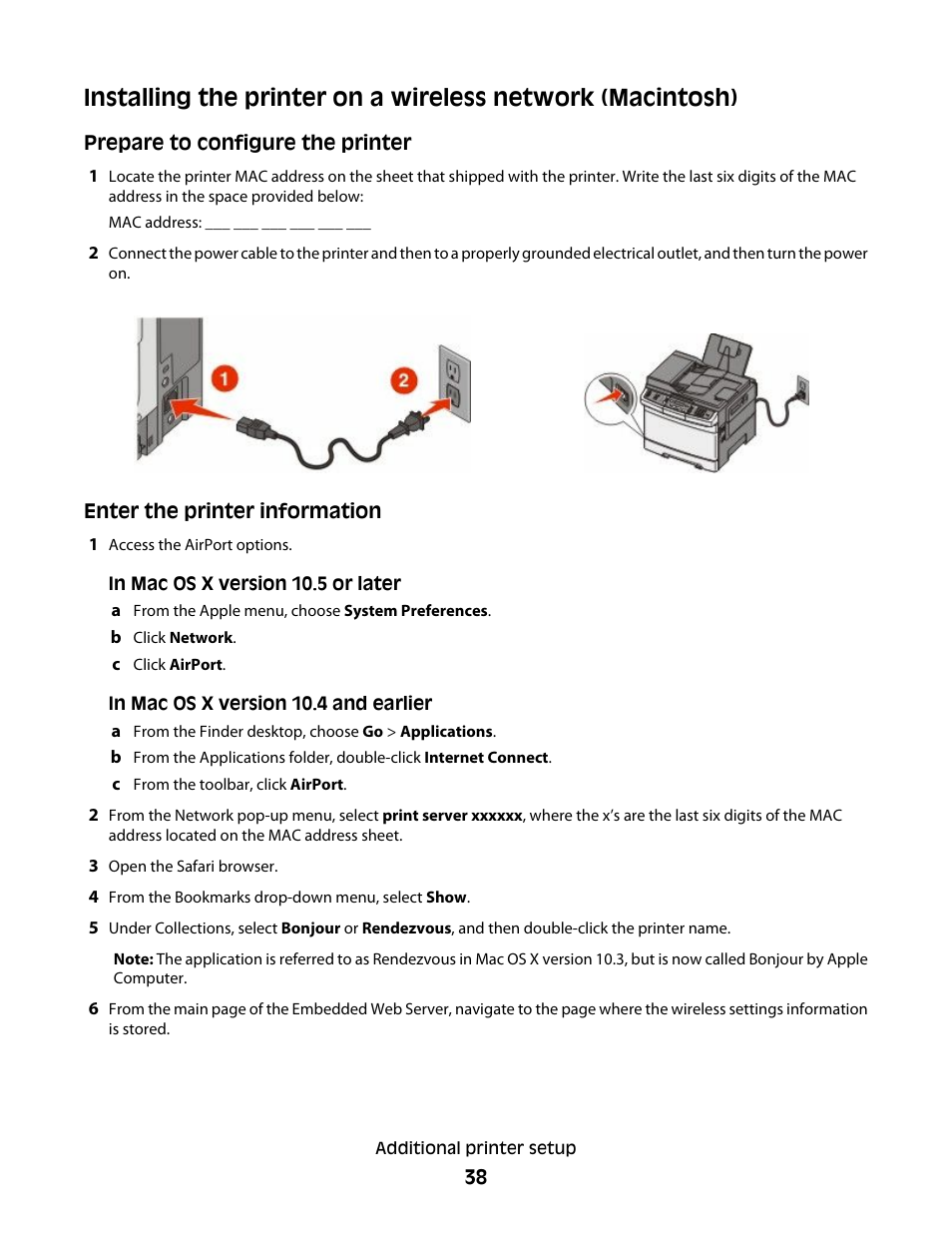 Lexmark 382 User Manual | Page 38 / 258
