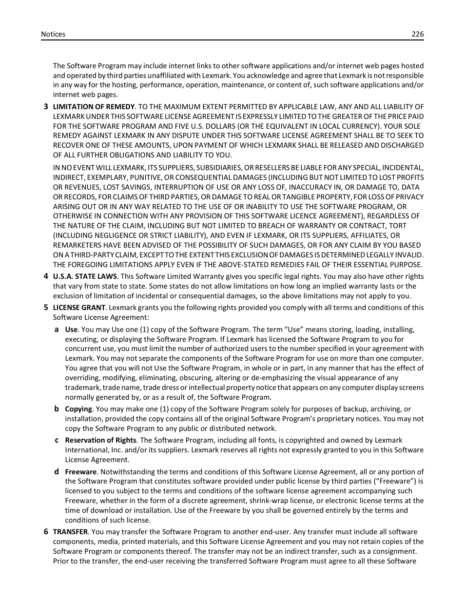 Lexmark 436 User Manual | Page 226 / 235