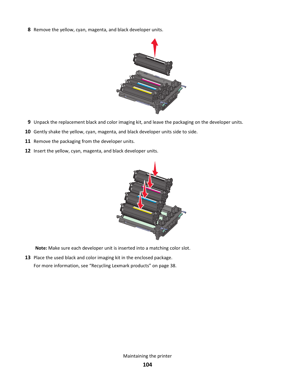 Lexmark 5025 User Manual | Page 104 / 171