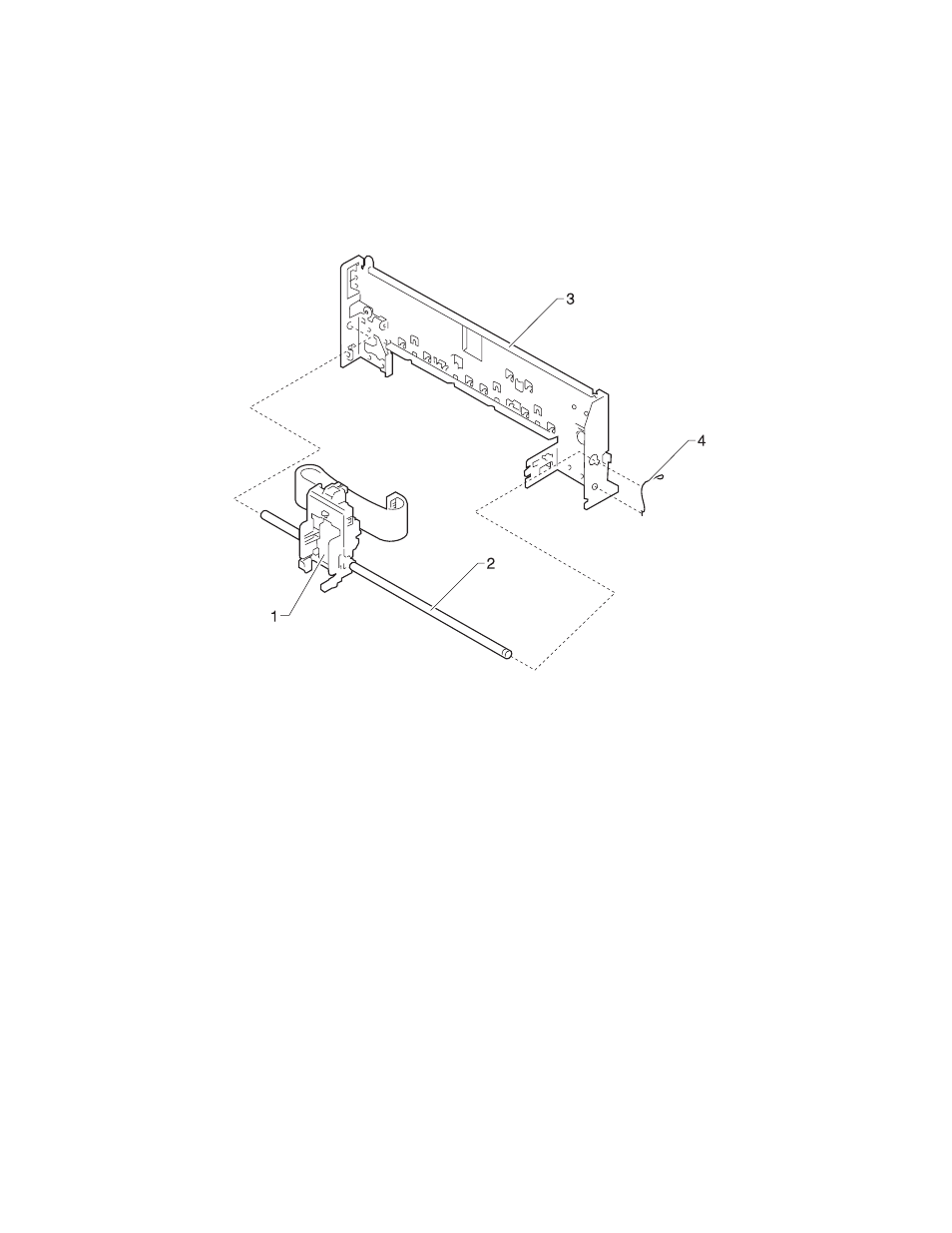 Assembly 4: carrier | Lexmark 1000 User Manual | Page 48 / 56