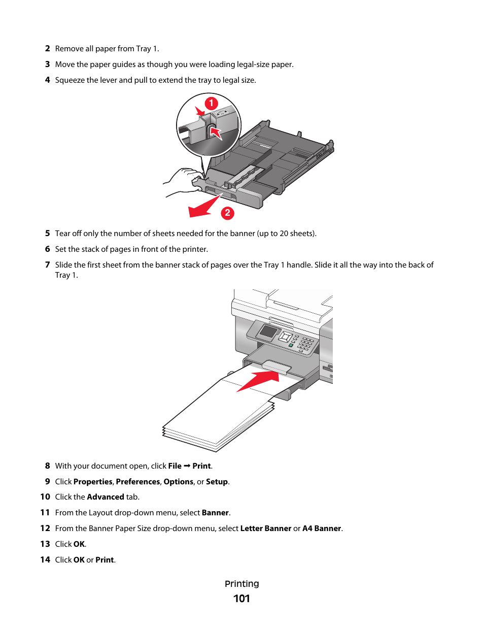 Lexmark 9500 Series User Manual | Page 101 / 290