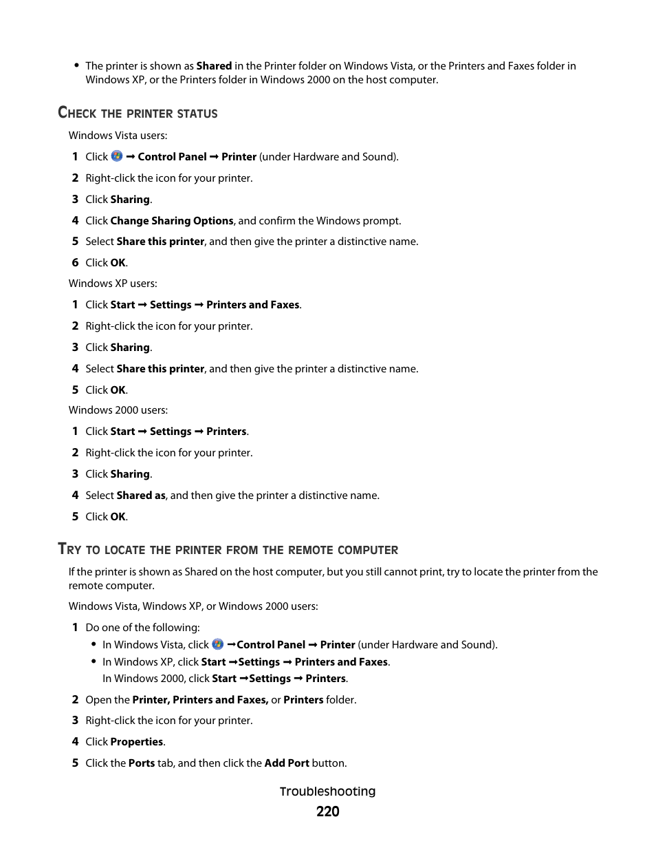 Lexmark 9500 Series User Manual | Page 220 / 290