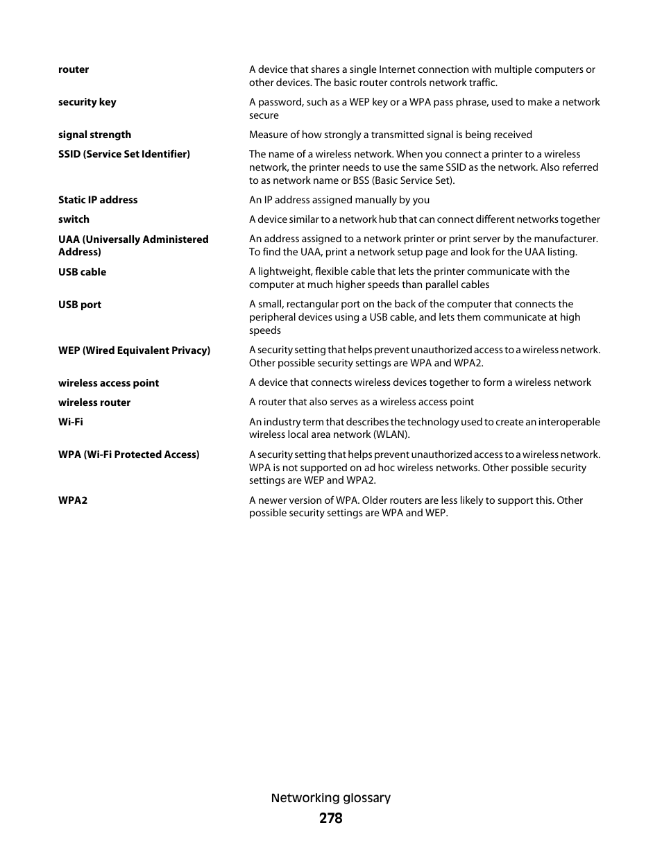 Lexmark 9500 Series User Manual | Page 278 / 290