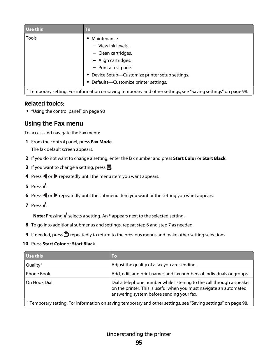 Lexmark 5400 Series User Manual | Page 95 / 155