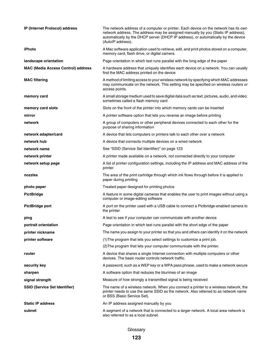 Lexmark 1500 User Manual | Page 123 / 124