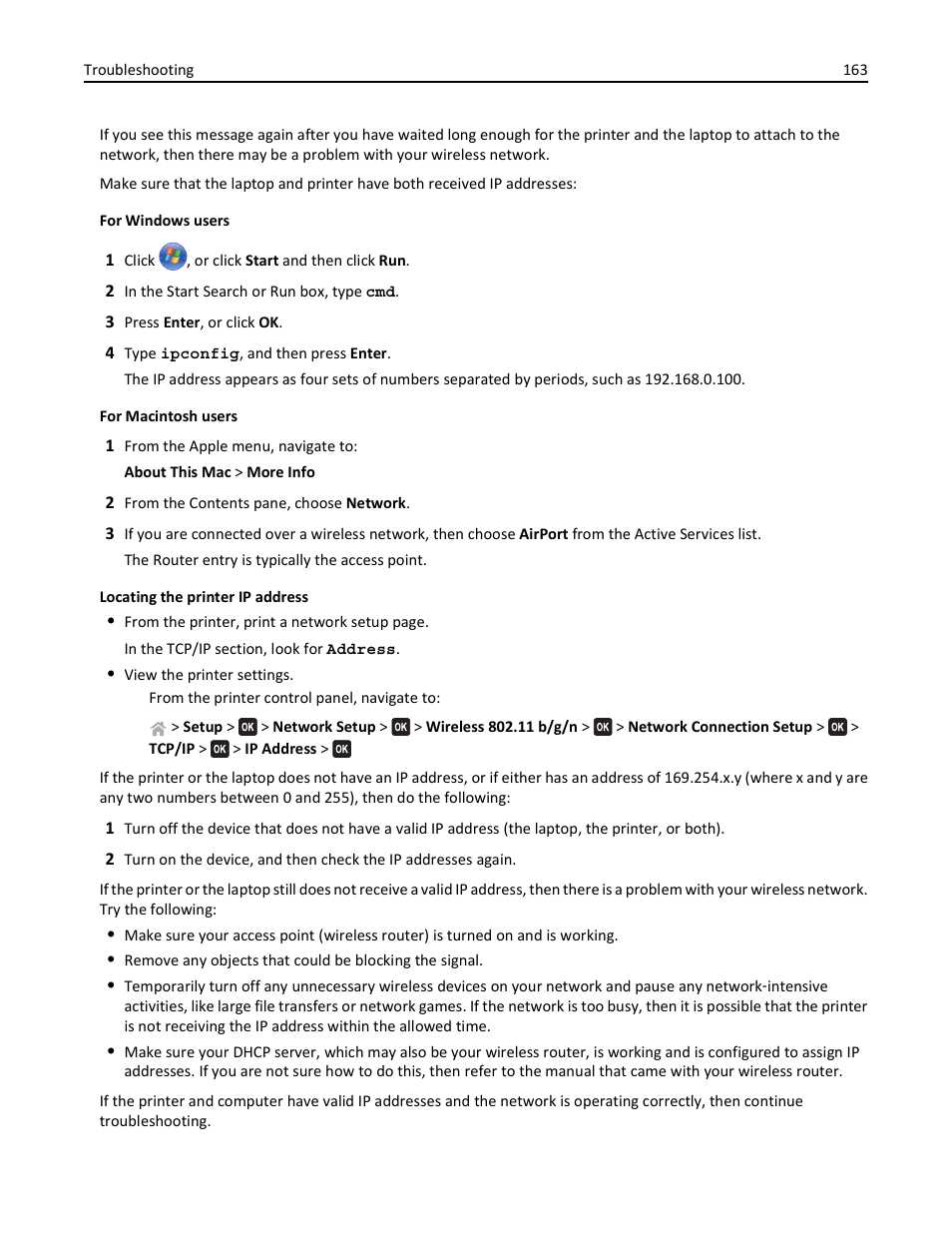 Lexmark S510 User Manual | Page 163 / 189