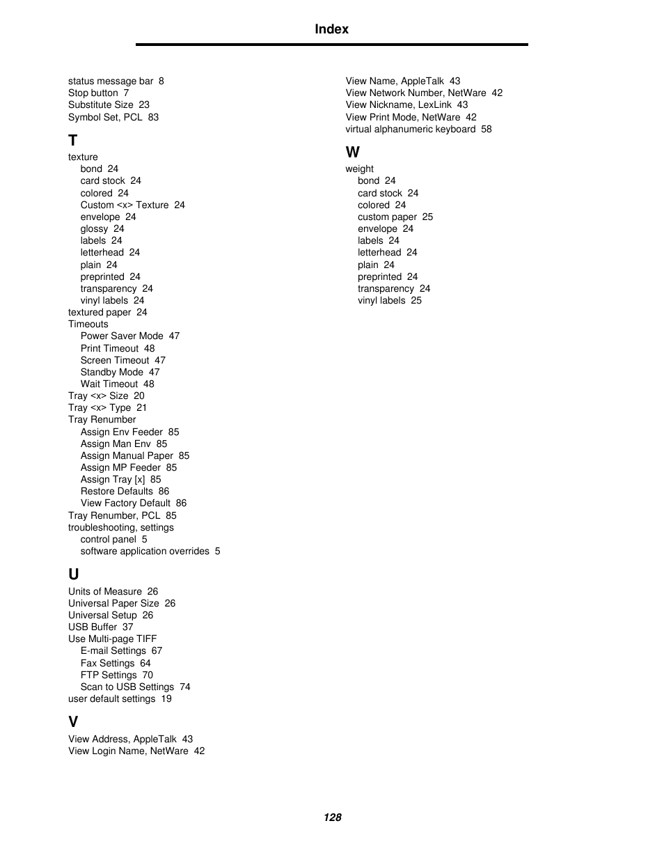 Lexmark 4600MFP User Manual | Page 128 / 128