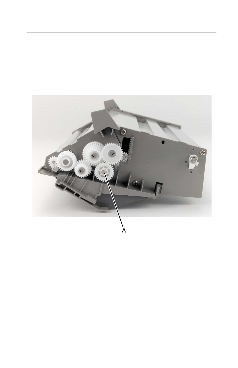 Options removals, Auto sheet feeder gears removal | Lexmark 24XX-100 User Manual | Page 107 / 168