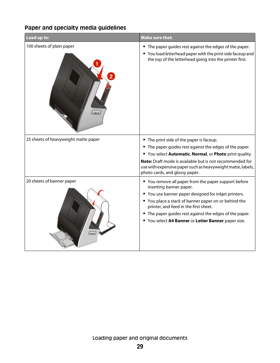 Lexmark S800 User Manual | Page 29 / 197