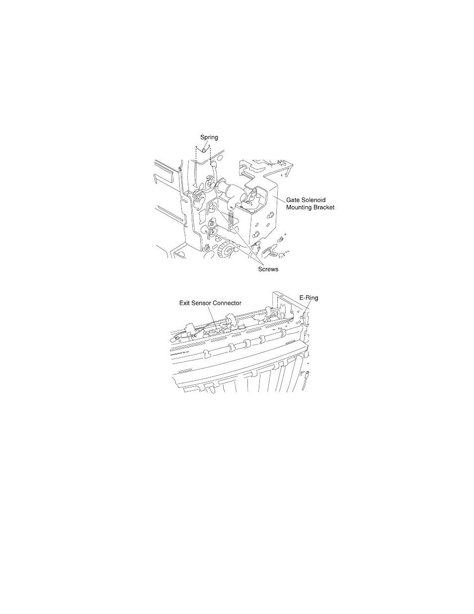 Path select gate removal | Lexmark 5056 User Manual | Page 70 / 80