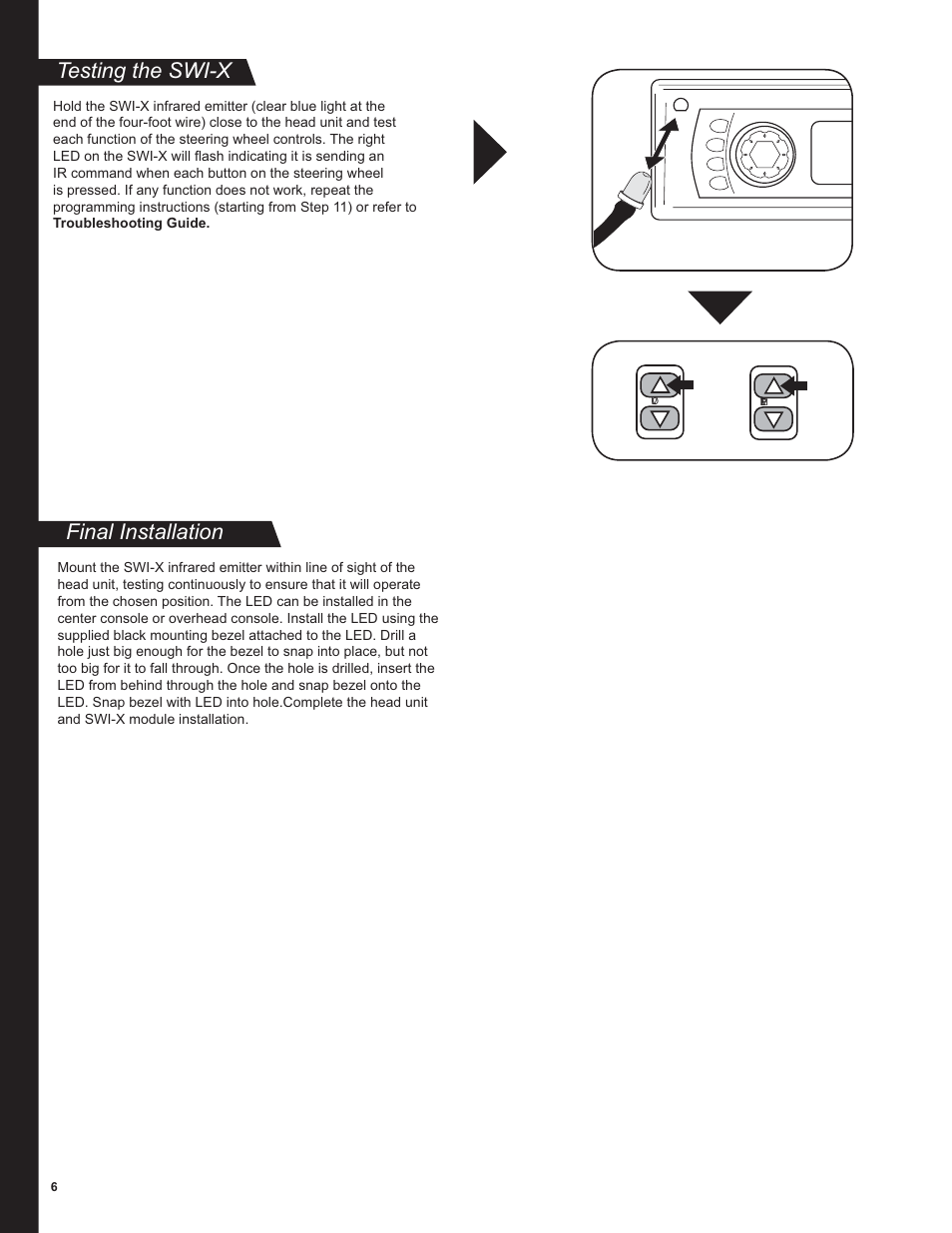 Testing the swi-x final installation | PAC SWI-X User Manual | Page 6 / 8
