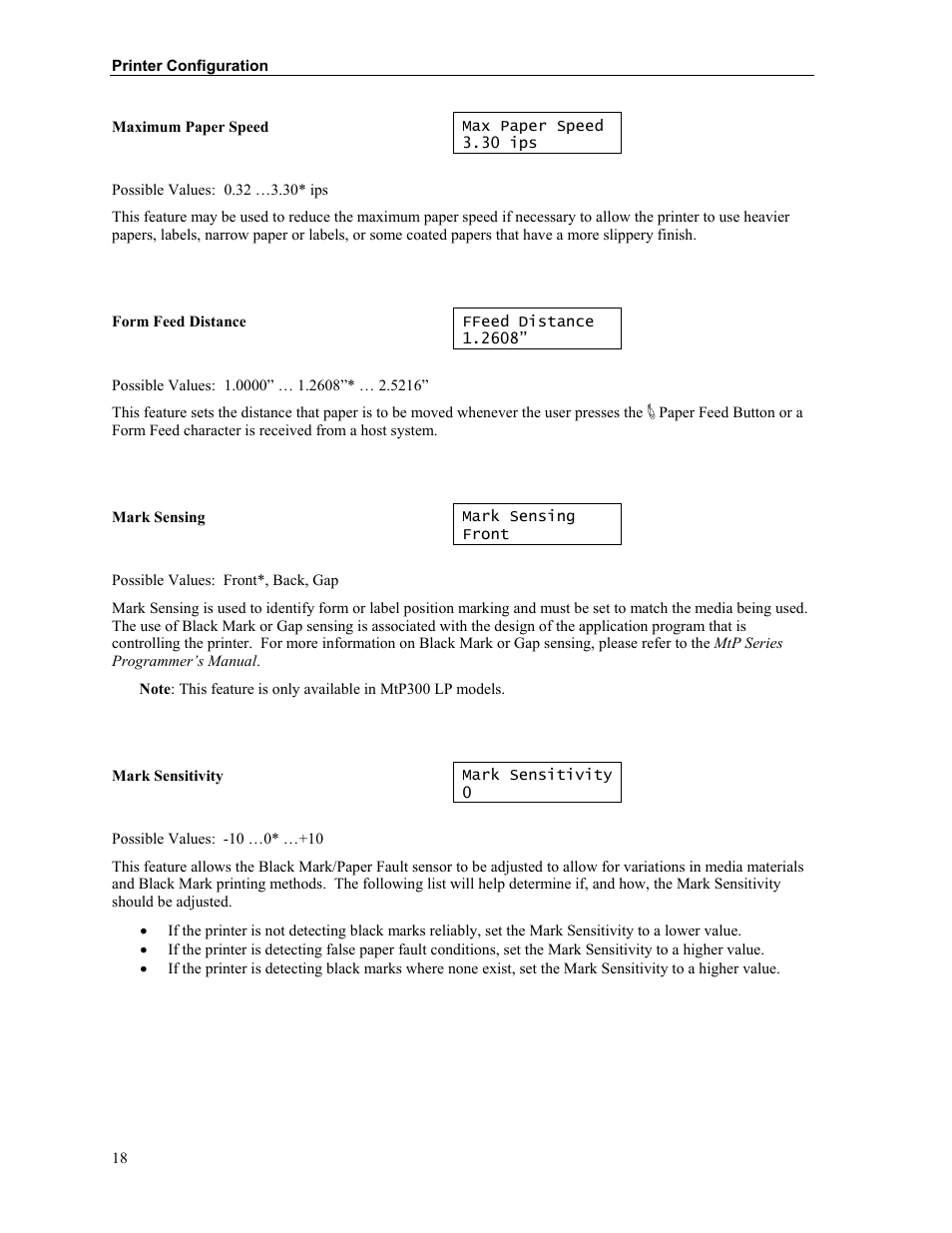 Printek MTP300 User Manual | Page 24 / 63