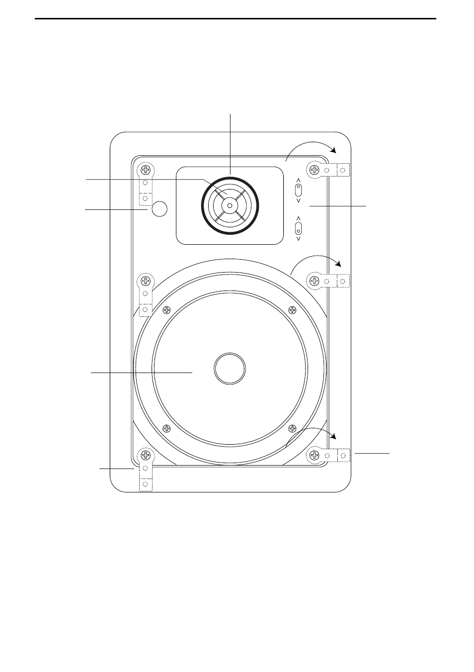 Parasound pal-265 baffle and bezel | Parasound PAL-265 User Manual | Page 8 / 9