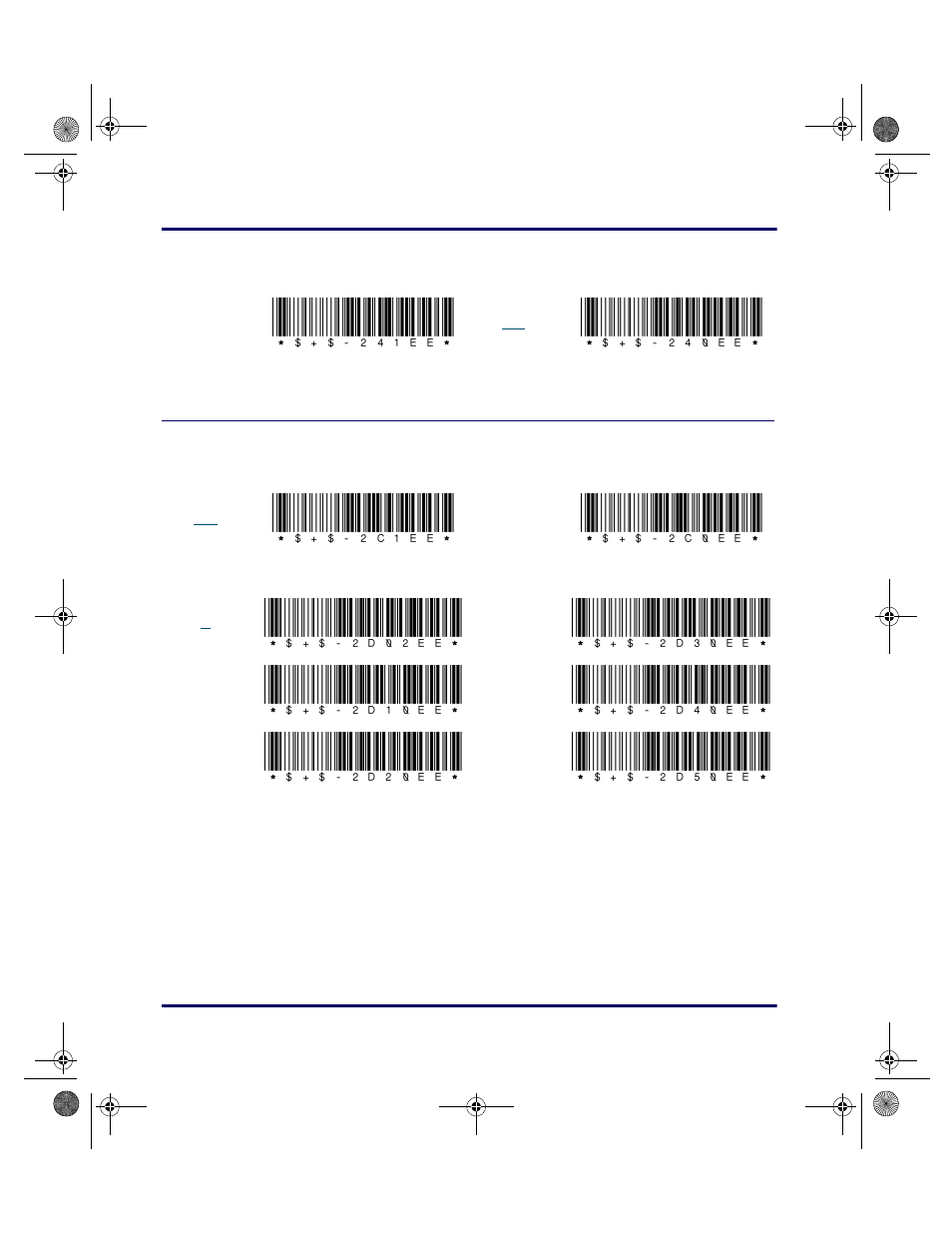 Code 93, 241ee, 240ee | 2c1ee, 2c0ee, 2d02ee, 2d30ee, 2d10ee, 2d40ee, 2d20ee | PSC PT2000 User Manual | Page 144 / 166