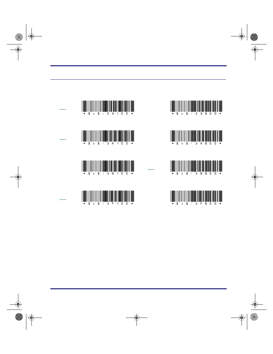 Ean/jan, 391ee, 390ee | 3a1ee, 3a0ee, 3b1ee, 3b0ee, 3f1ee, 3f0ee | PSC PT2000 User Manual | Page 147 / 166