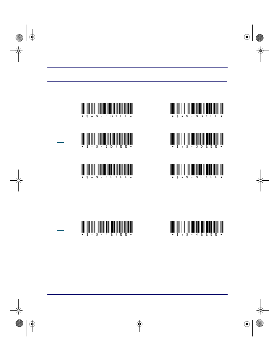 Upc/ean/jan extensions code 128, 3c1ee, 3c0ee | 3d1ee, 3d0ee, 3e1ee, 3e0ee, 401ee, 400ee | PSC PT2000 User Manual | Page 148 / 166