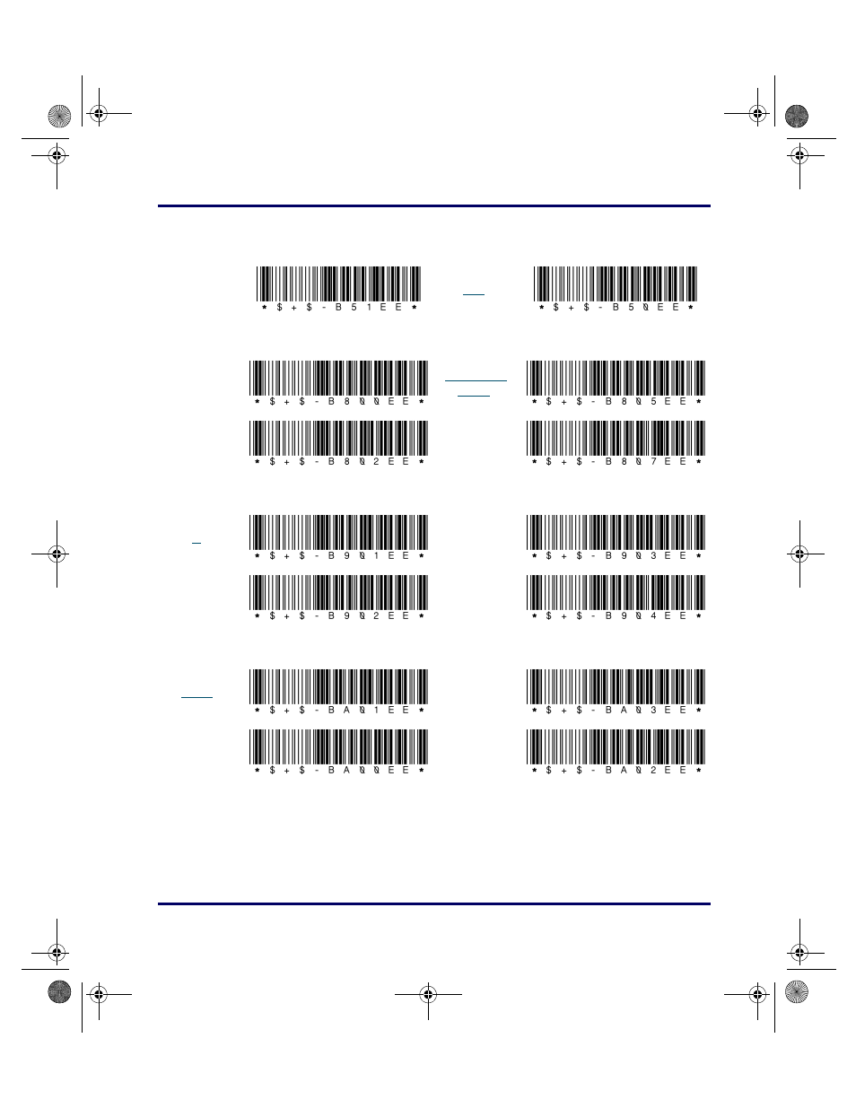 B51ee, B50ee, B800ee | B805ee, B802ee, B807ee, B901ee, B903ee, B902ee, B904ee | PSC PT2000 User Manual | Page 151 / 166