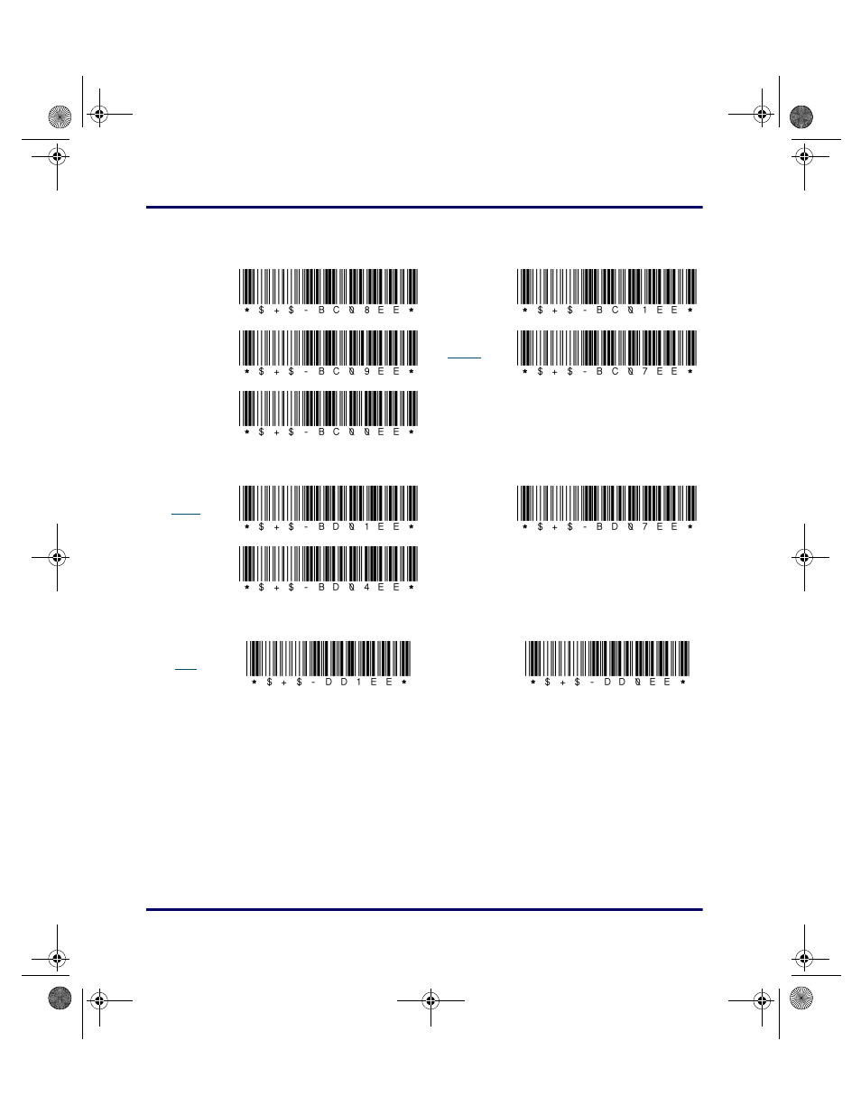 Bc08ee, Bc01ee, Bc09ee | Bc07ee, Bc00ee, Bd01ee, Bd07ee, Bd04ee, Dd1ee, Dd0ee | PSC PT2000 User Manual | Page 152 / 166