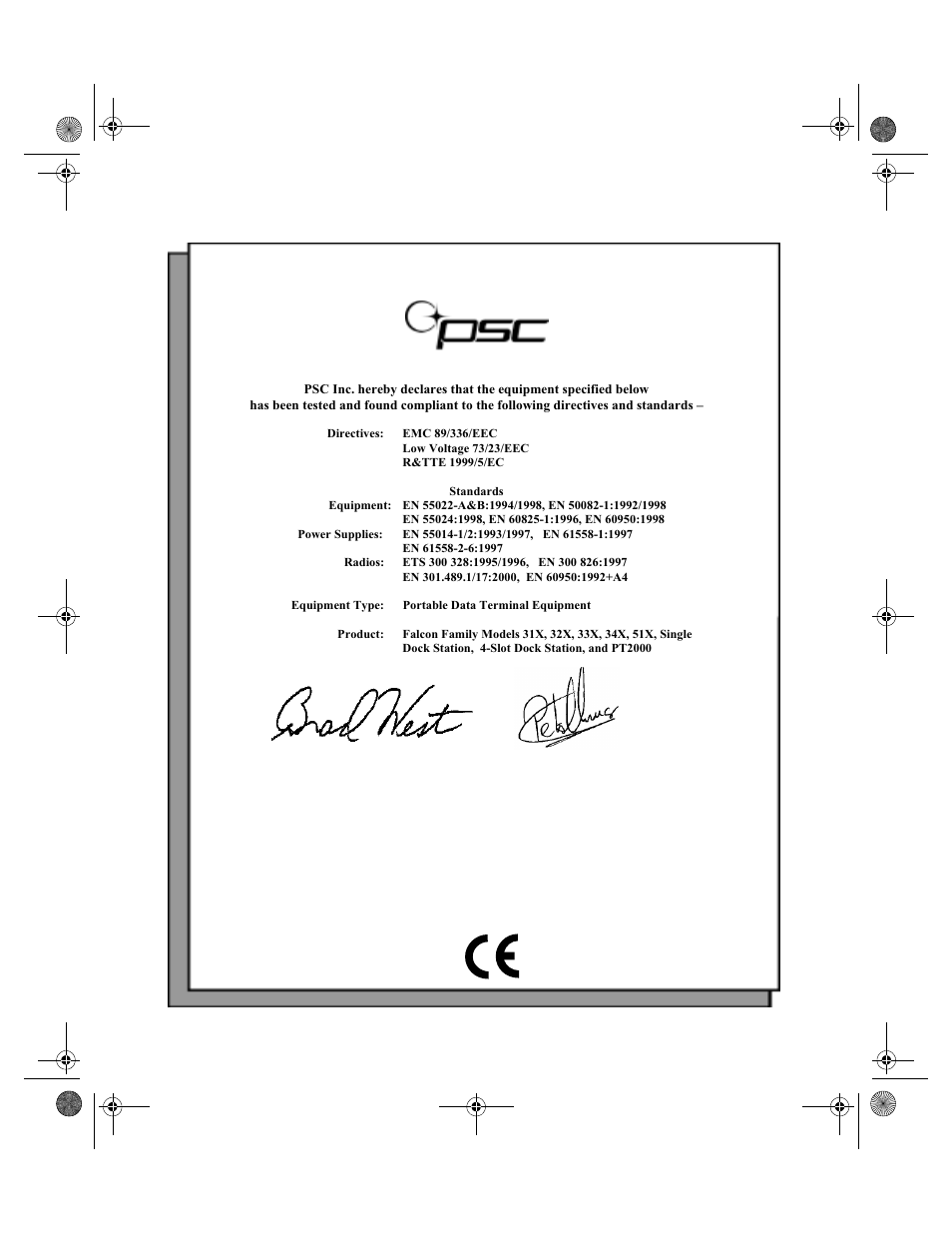 PSC PT2000 User Manual | Page 165 / 166