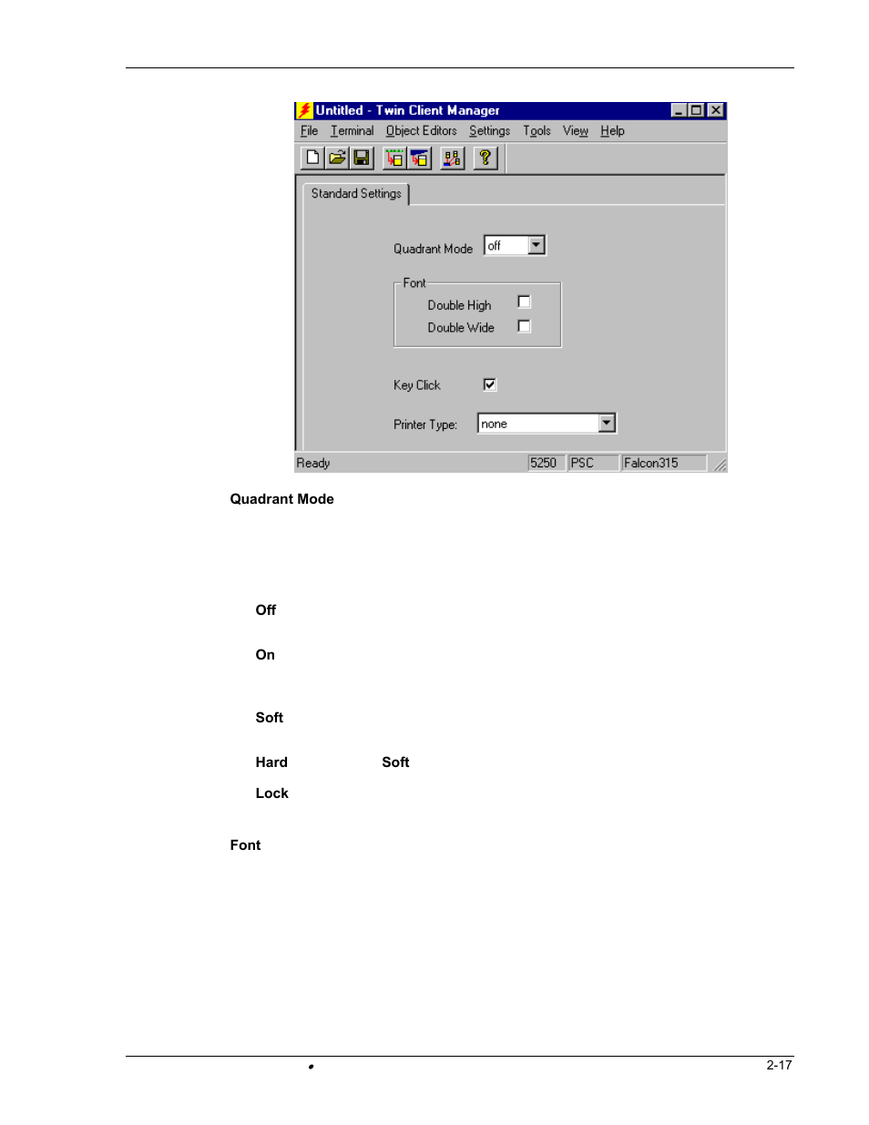 PSC FALCON 315 User Manual | Page 25 / 84