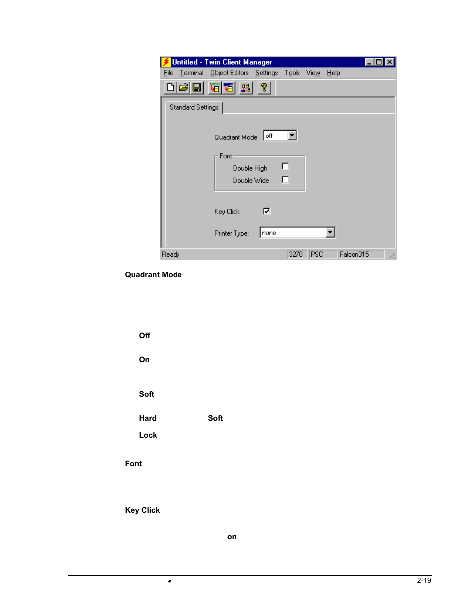 PSC FALCON 315 User Manual | Page 27 / 84