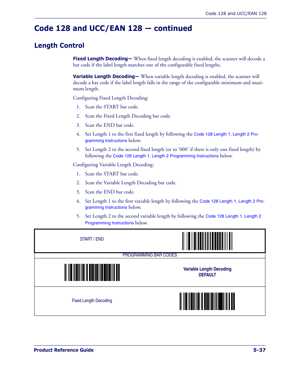 Length control, Length control -37 | PSC 1400I User Manual | Page 113 / 180