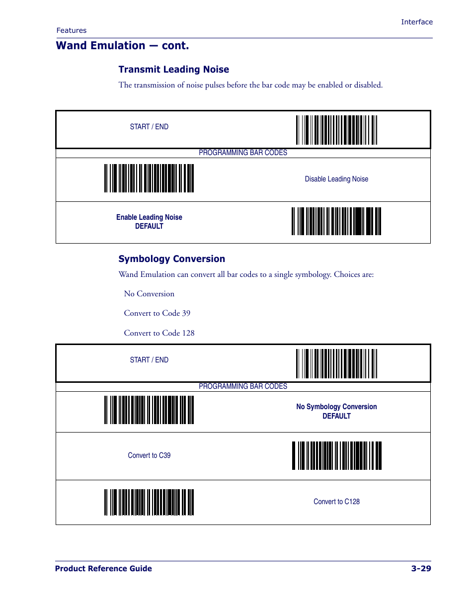 Wand emulation — cont | PSC 1400I User Manual | Page 57 / 180