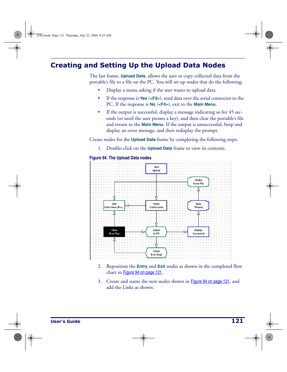 Creating and setting up the upload data nodes | PSC PT Program Generator User Manual | Page 133 / 204