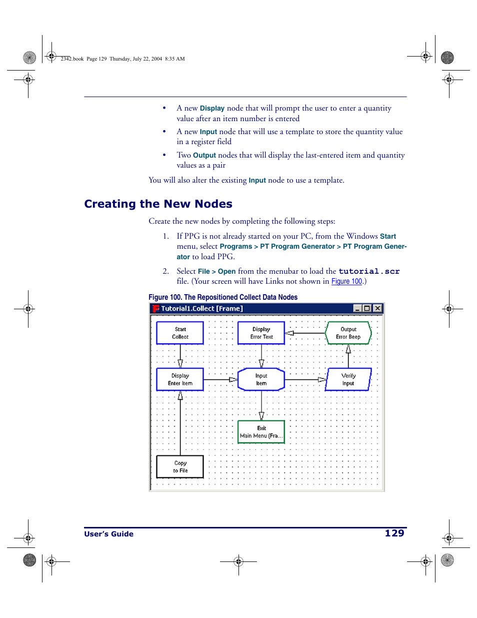 Creating the new nodes | PSC PT Program Generator User Manual | Page 141 / 204