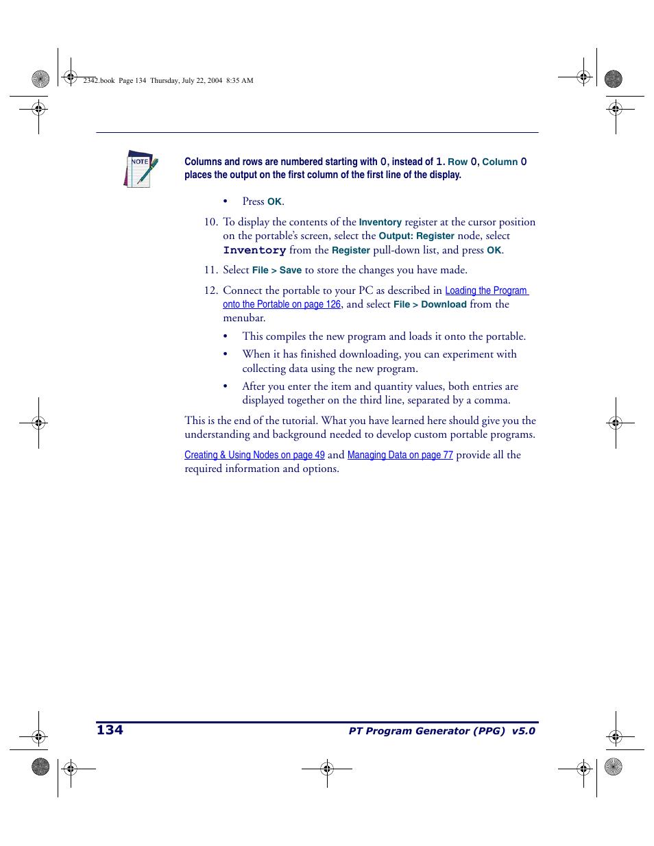 PSC PT Program Generator User Manual | Page 146 / 204