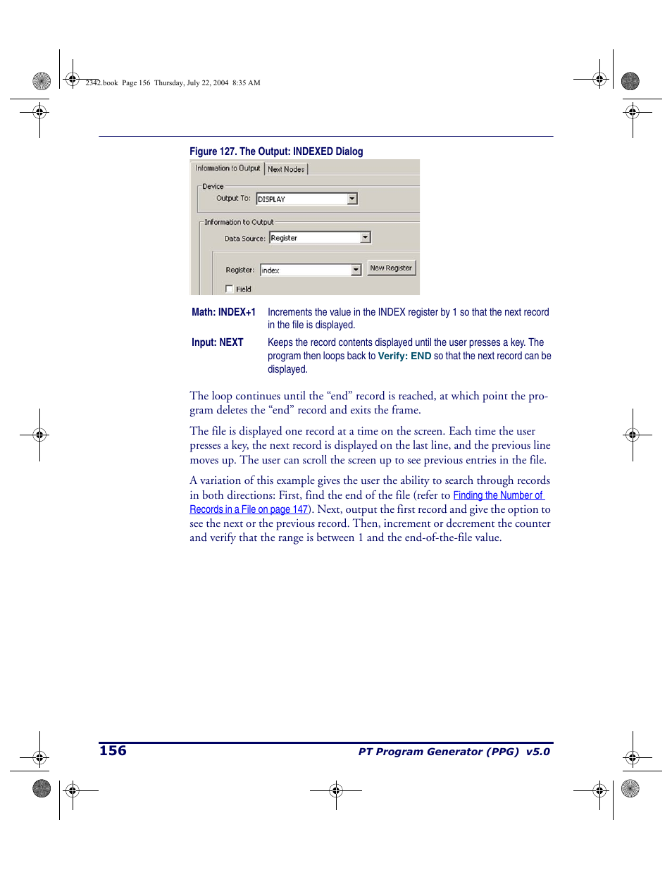 PSC PT Program Generator User Manual | Page 168 / 204