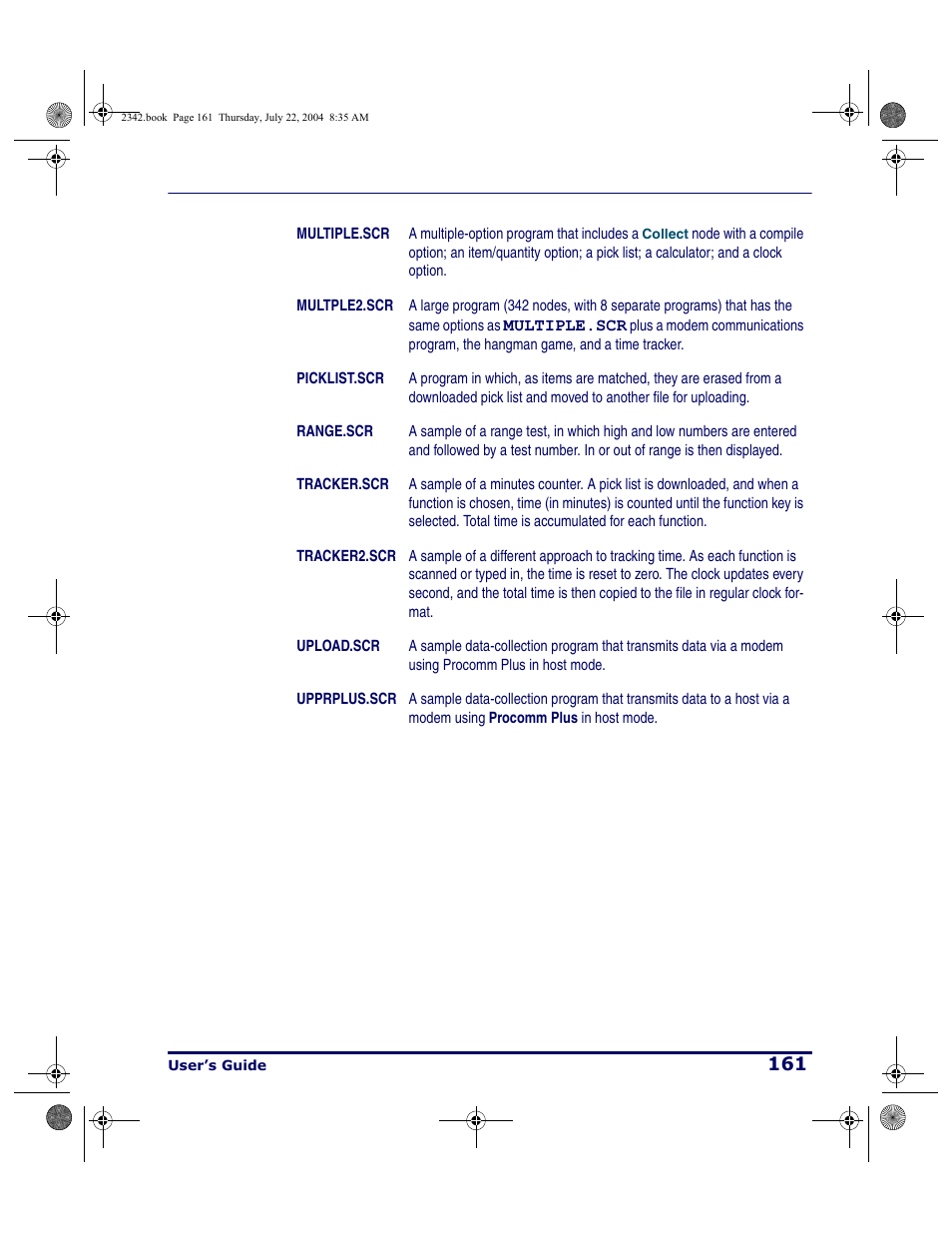 PSC PT Program Generator User Manual | Page 173 / 204