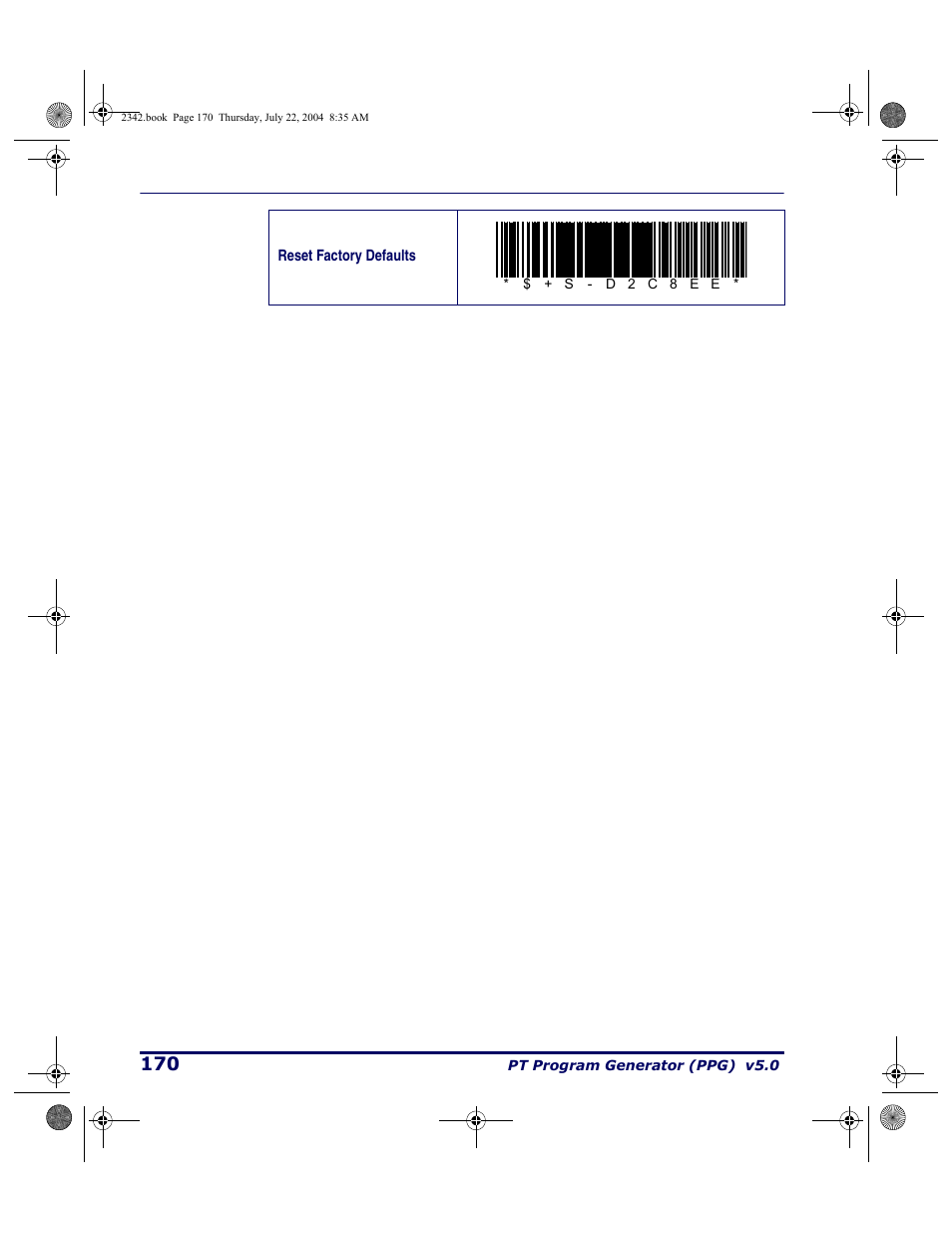 PSC PT Program Generator User Manual | Page 182 / 204