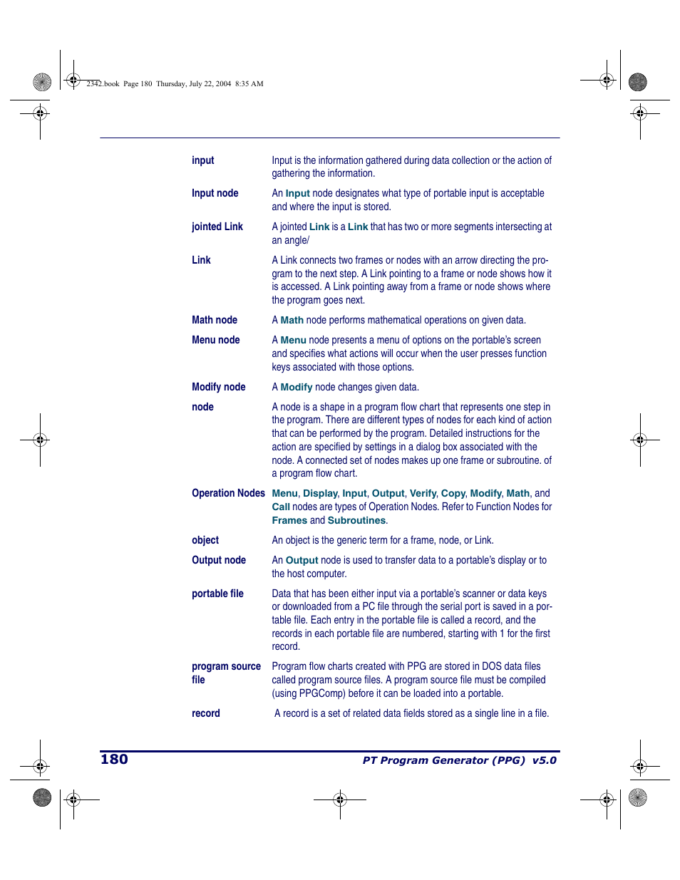 PSC PT Program Generator User Manual | Page 192 / 204