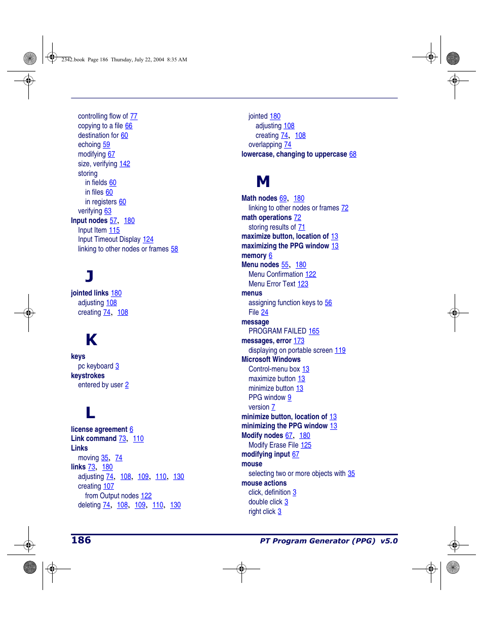 PSC PT Program Generator User Manual | Page 198 / 204