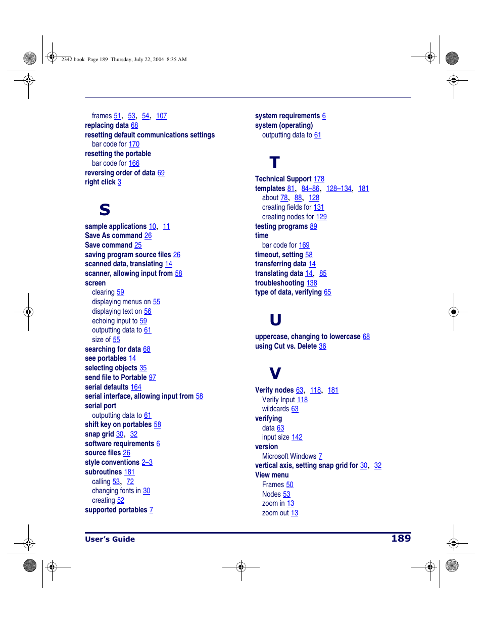 PSC PT Program Generator User Manual | Page 201 / 204