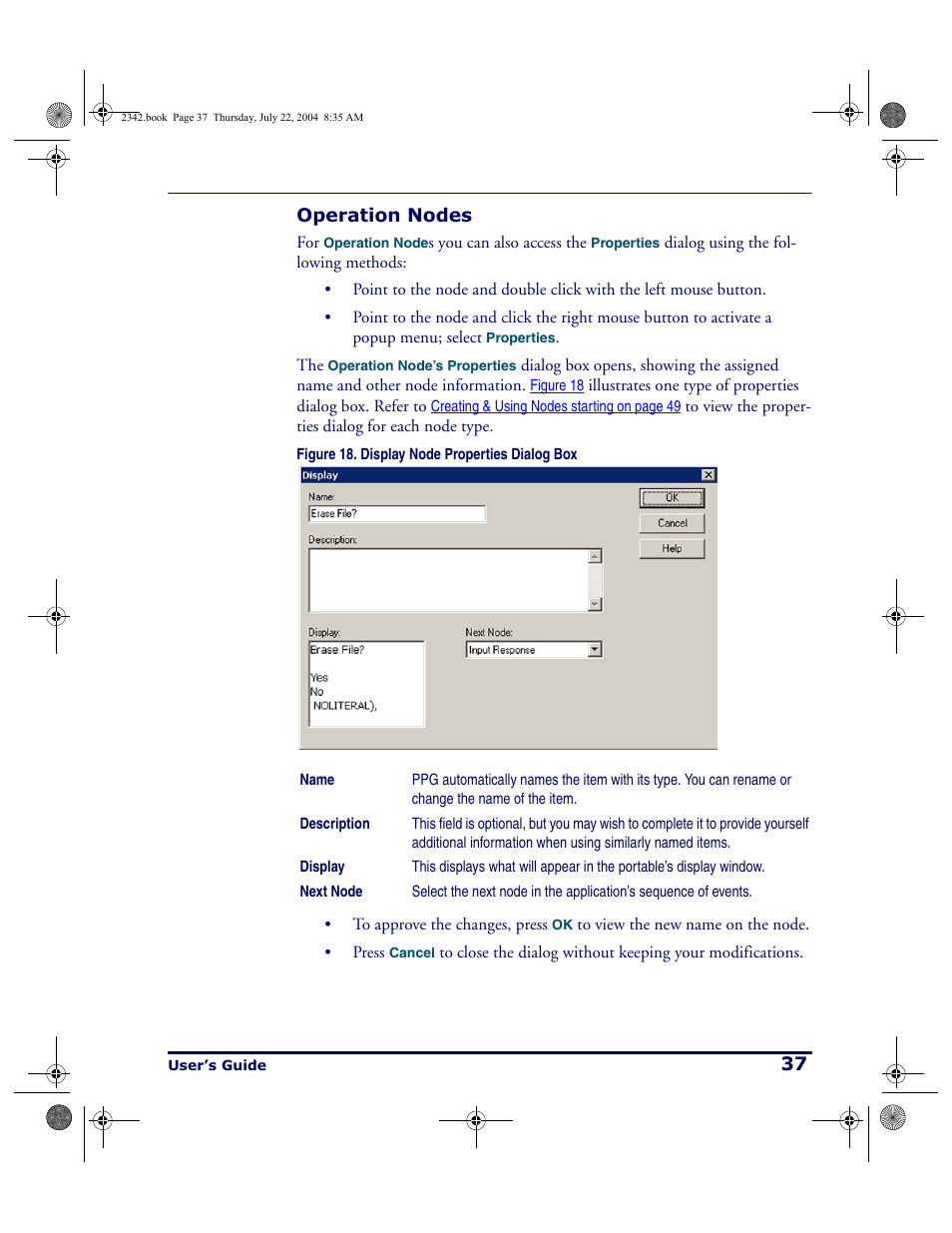 Operation nodes | PSC PT Program Generator User Manual | Page 49 / 204