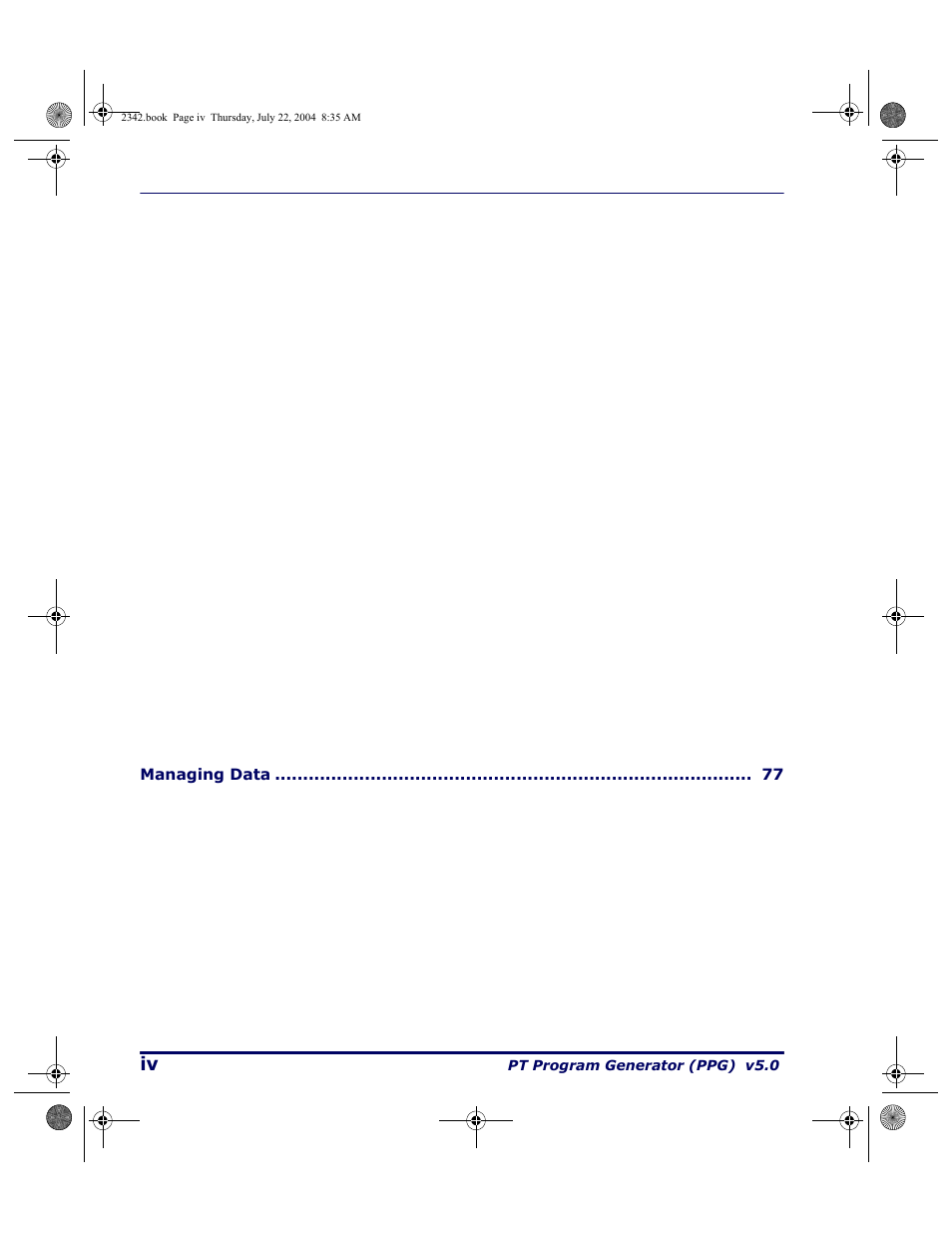 PSC PT Program Generator User Manual | Page 6 / 204