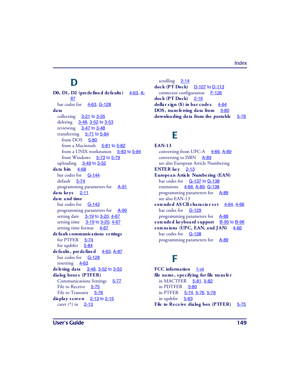 PSC PT2000TM User Manual | Page 159 / 168