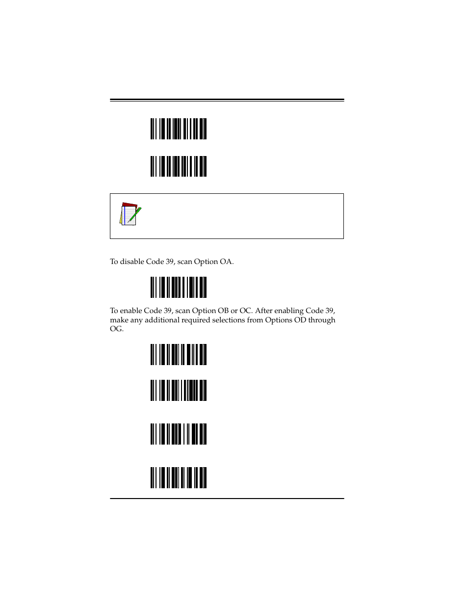 Code 39 | PSC Scanners User Manual | Page 50 / 84
