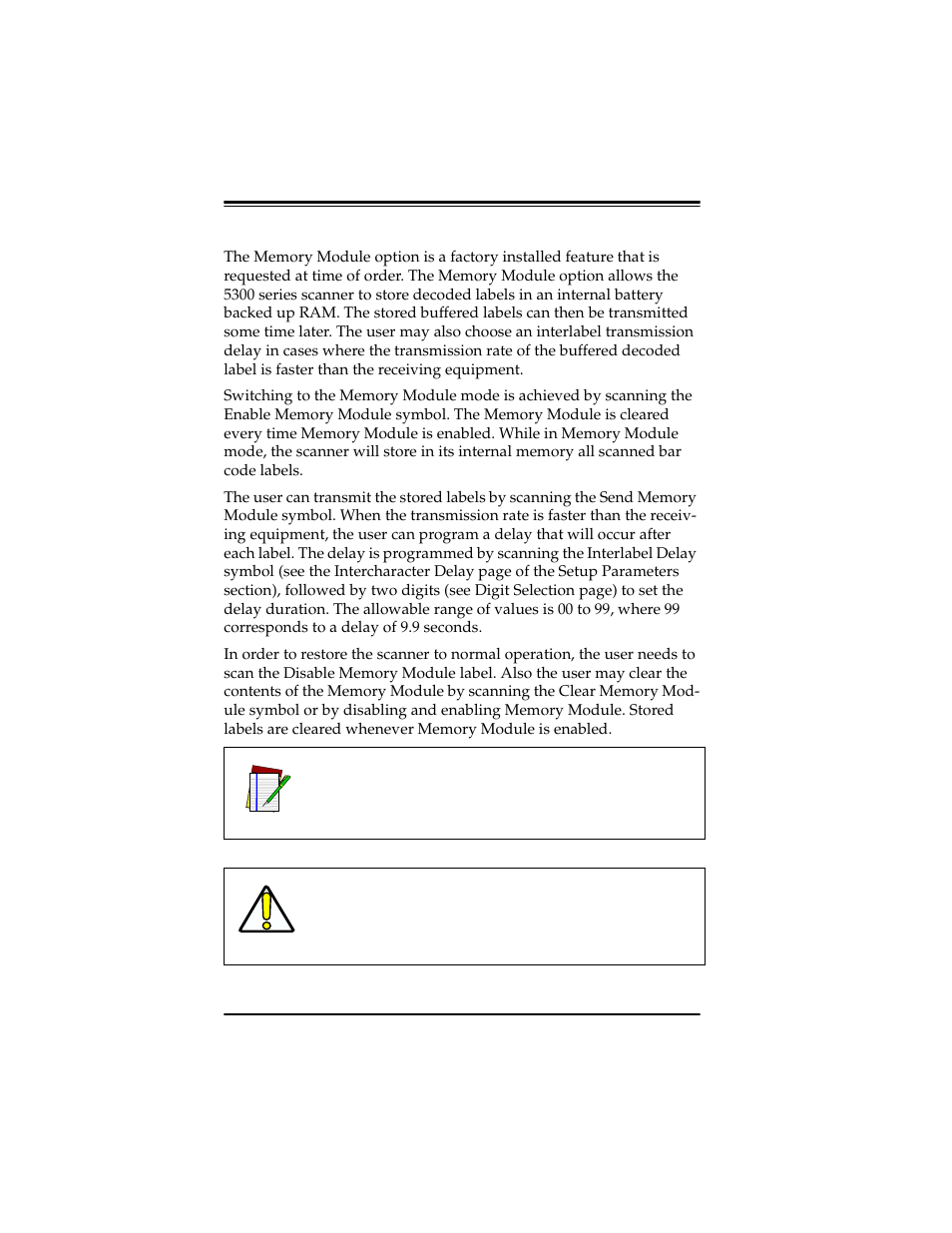 Memory module | PSC Scanners User Manual | Page 68 / 84