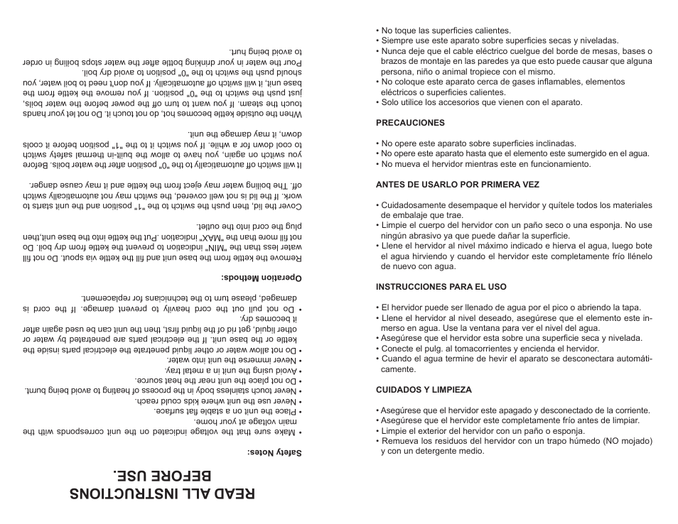 Read all instructions before use | Professional Series PS77692 User Manual | Page 7 / 8