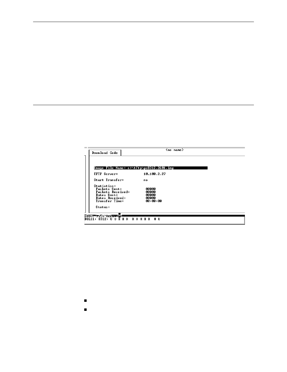 Download code, Download code menu option, A download code | Appendix a, download code, Appendix a | Paradyne 8510 User Manual | Page 119 / 136