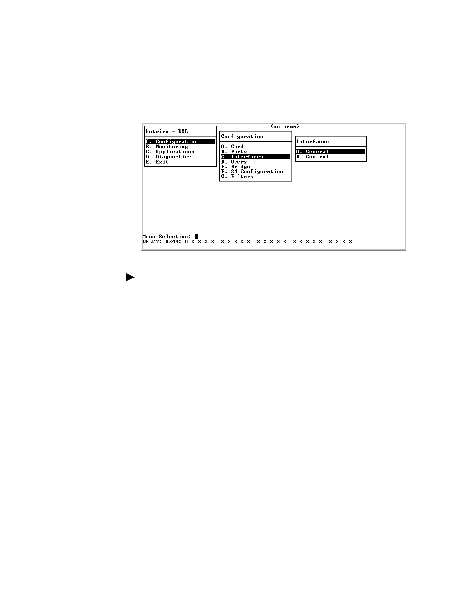 Dsl configuration interfaces screens | Paradyne 8510 User Manual | Page 53 / 136