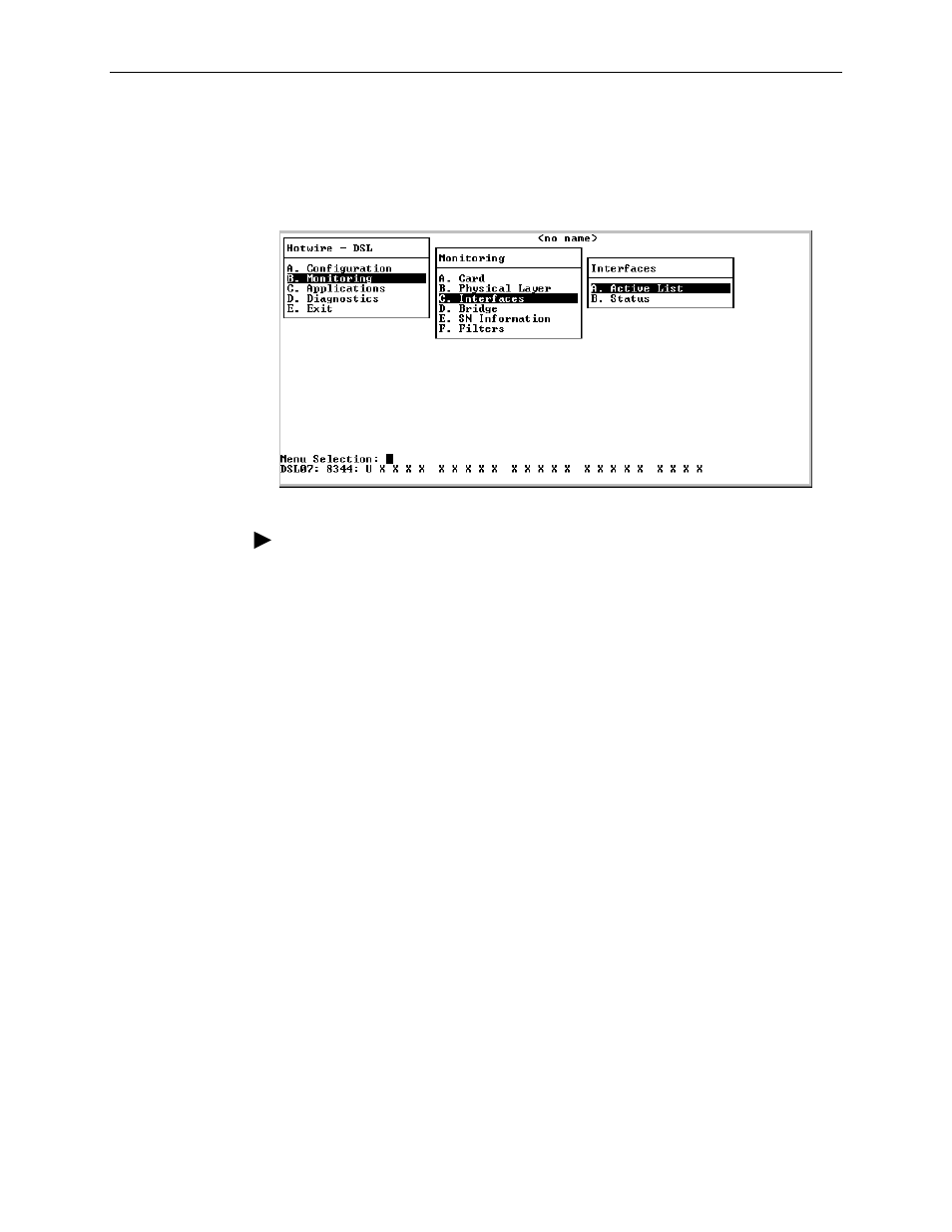Dsl monitoring interfaces screens | Paradyne 8510 User Manual | Page 88 / 136