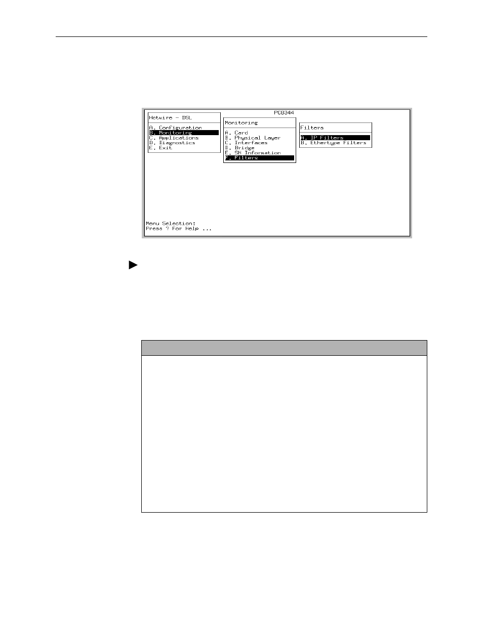 Dsl monitoring filters screens | Paradyne 8510 User Manual | Page 95 / 136