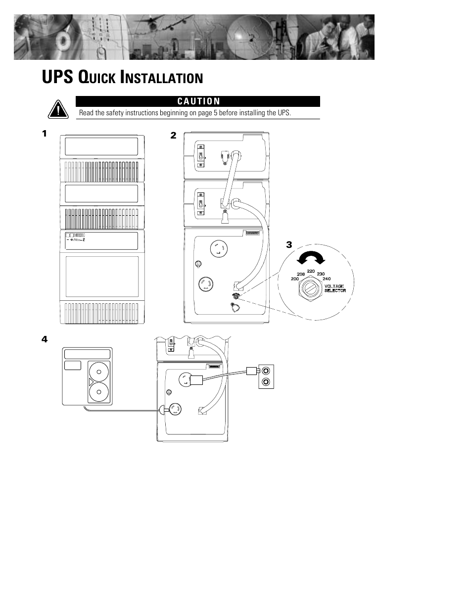 Ups q | Powerware 6000 User Manual | Page 3 / 92