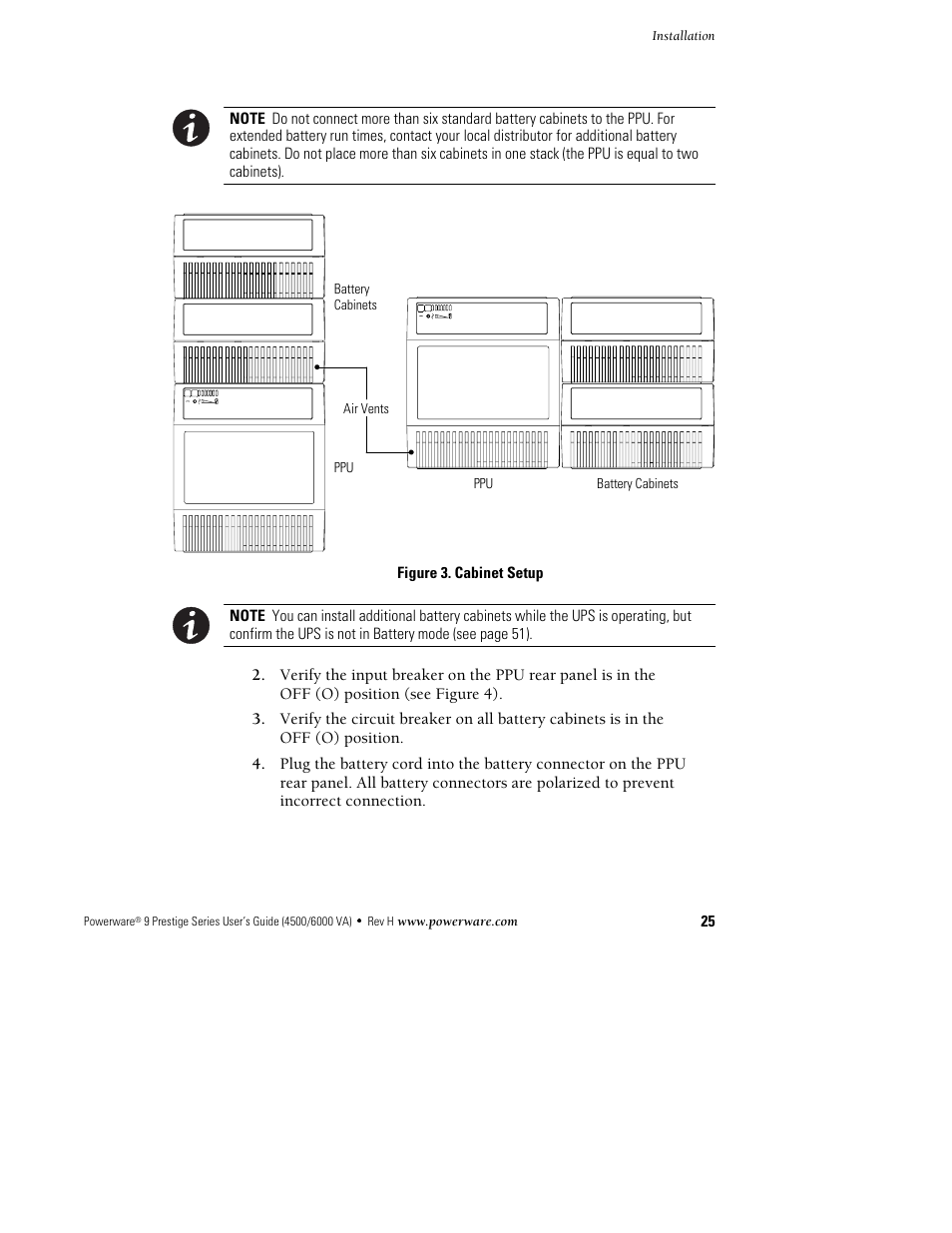 Powerware 6000 User Manual | Page 33 / 92