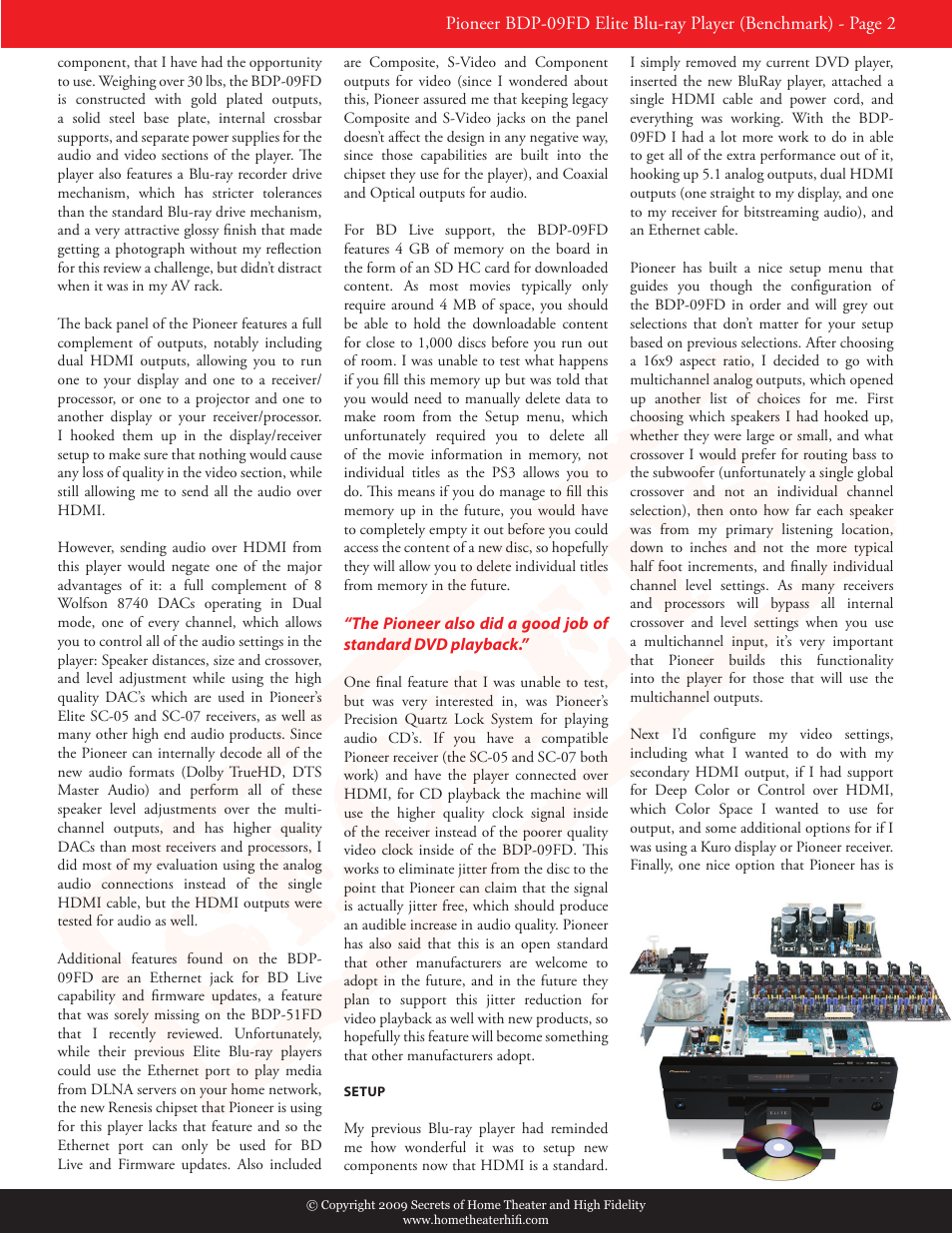Pioneer BDP-51FD User Manual | Page 2 / 6